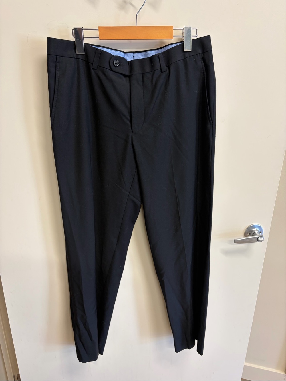 Men's Black Dress Pants - Classic Tailored Fit